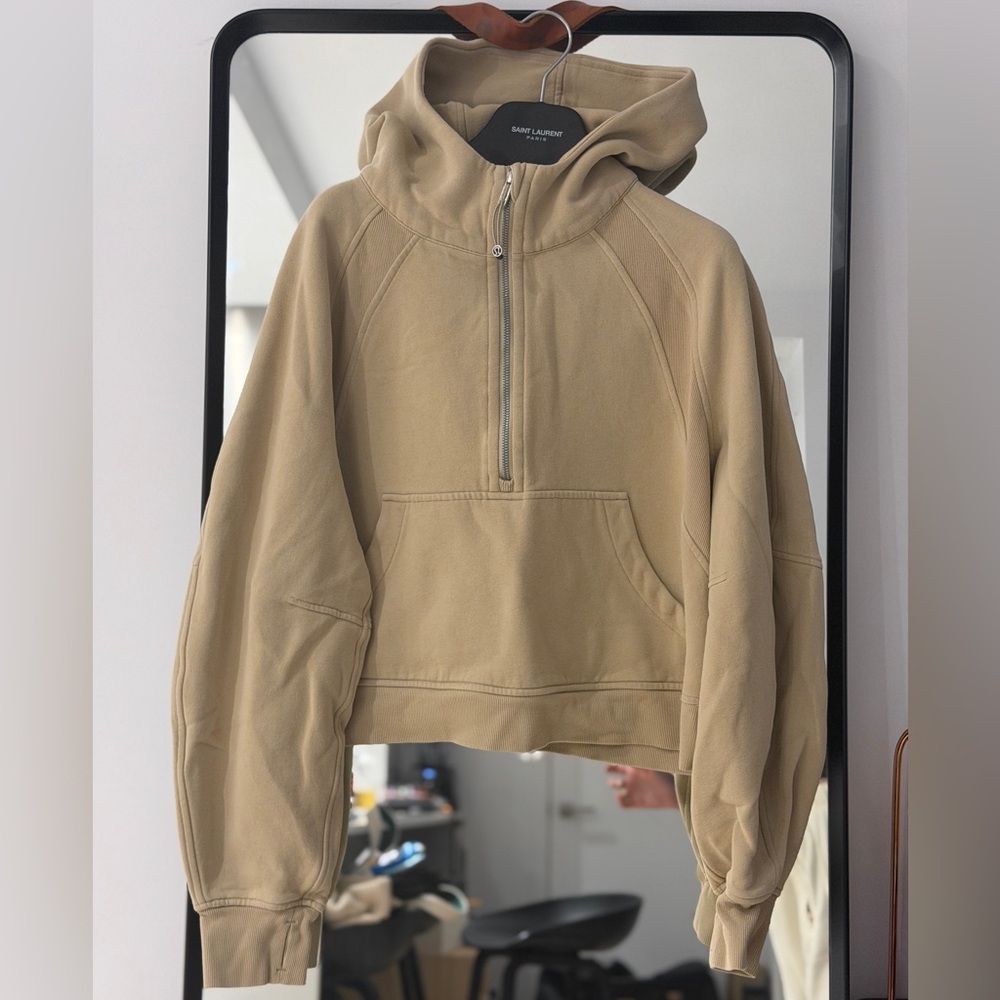 Tan Hoodie Sweater